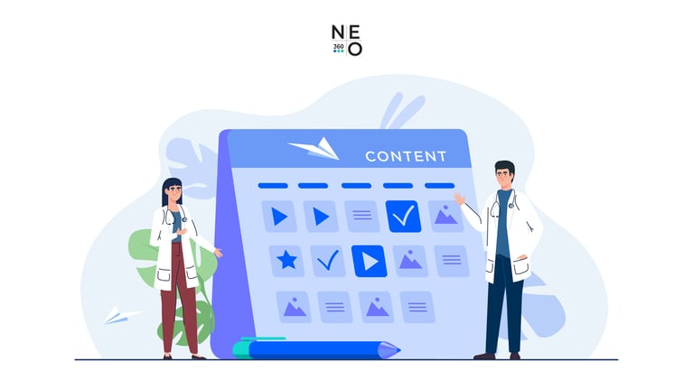 Healthcare Social Media Content Plan - NEO360